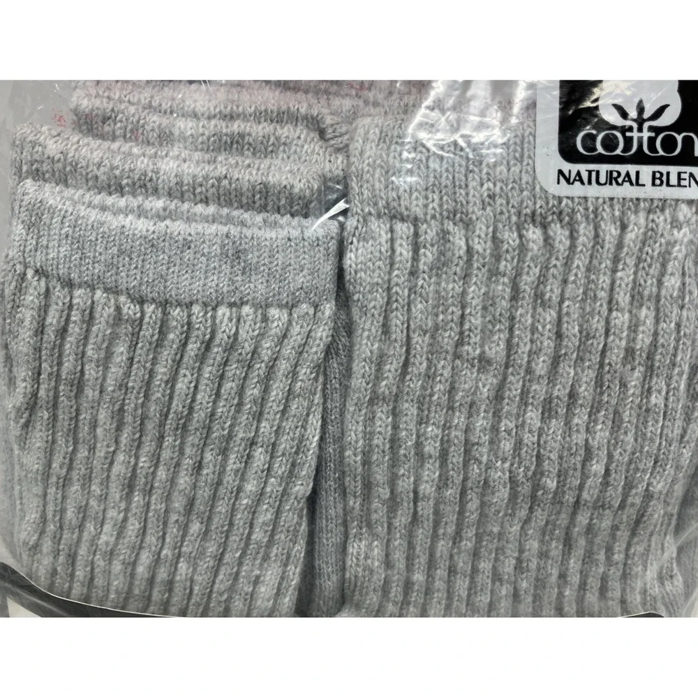 Vintage Atletech Gray Tube Socks Over The Calf Size 10-13 K Mart 6 Pairs